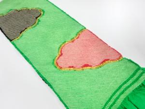 正絹　振袖用　絞り帯揚げ